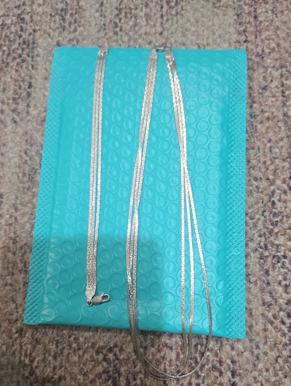 Silver Women's Chain Necklace - Unbranded
